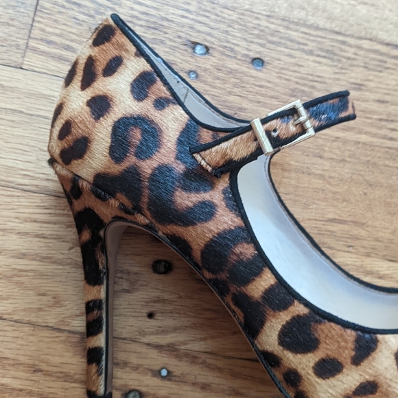 Jessica Simpson Animal Print Mary Jane Heels - Picture 5 of 8